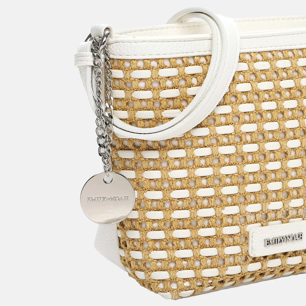 Emily & Noah Jella crossbody tas white bij Duifhuizen