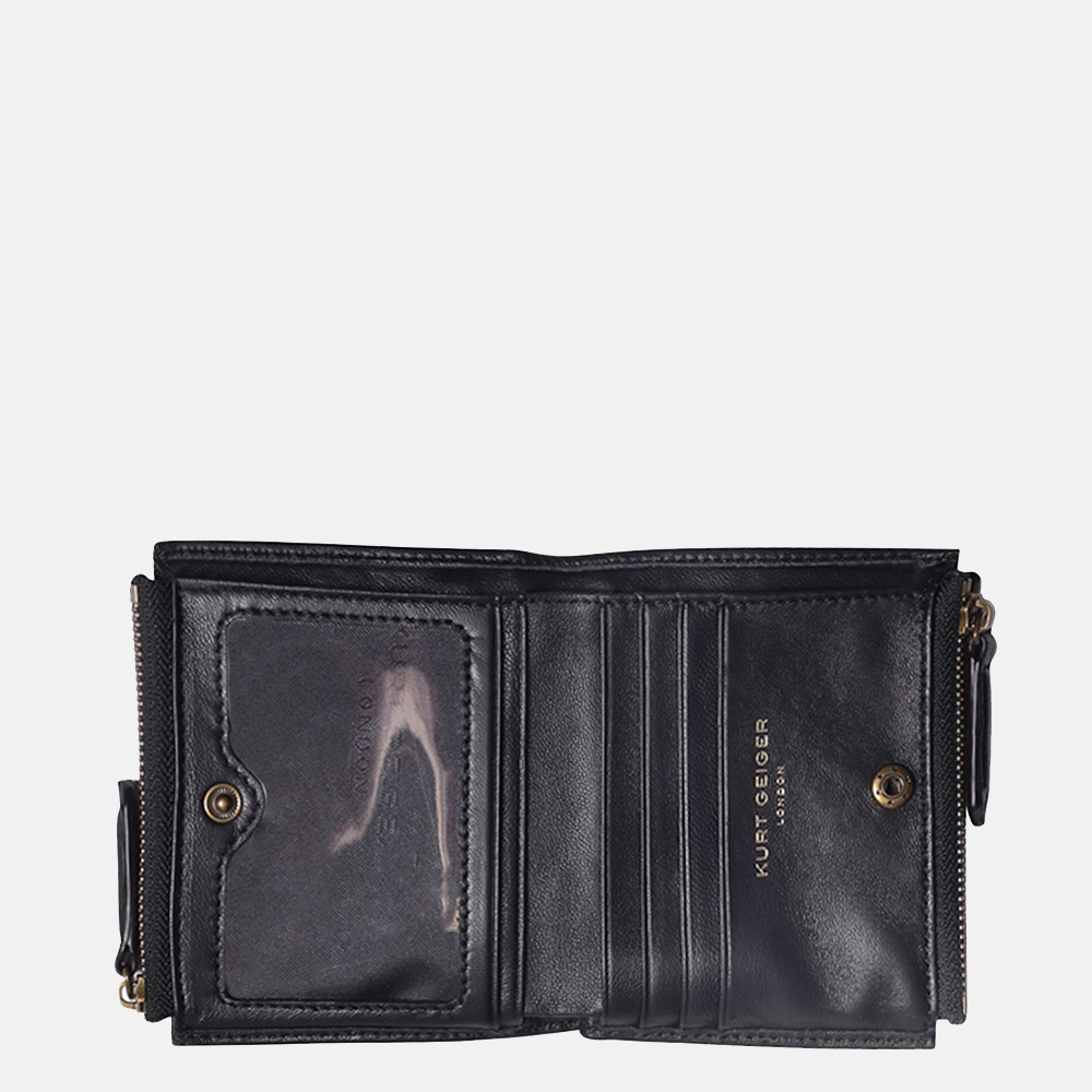 Kurt Geiger portemonnee mini black bij Duifhuizen