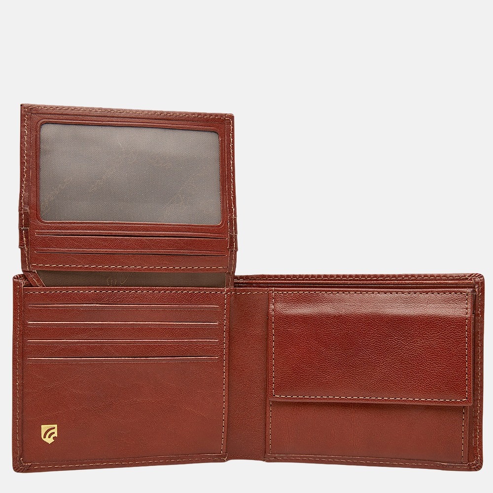 Castelijn & Beerens Gaucho billfold cognac bij Duifhuizen