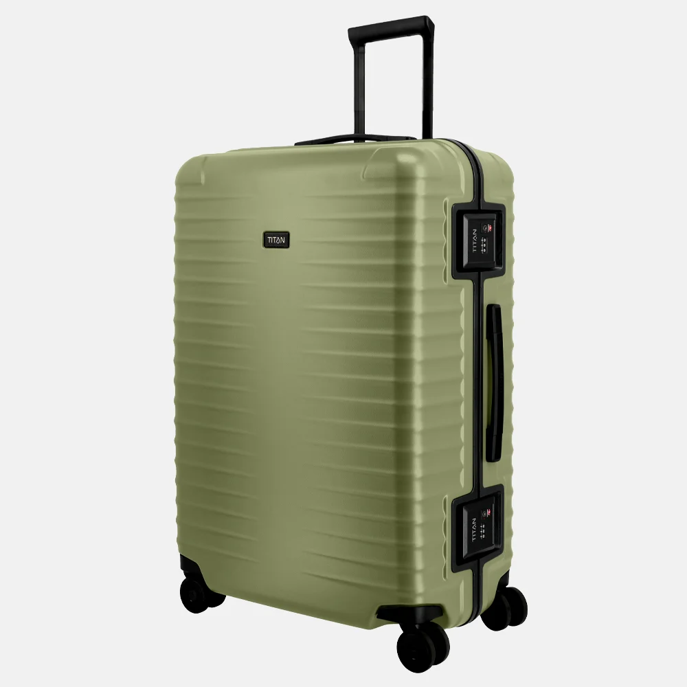 Titan Overseas reiskoffer 75 cm forest green bij Duifhuizen