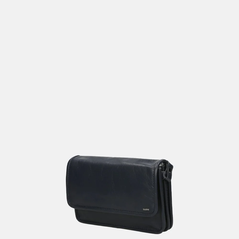 Berba Soft overslag crossbody tas S navy bij Duifhuizen