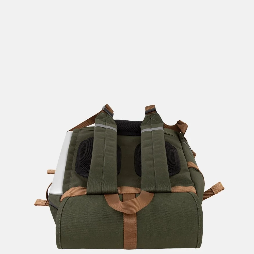 Faguo Commuter rugzak 14 inch kaki bij Duifhuizen