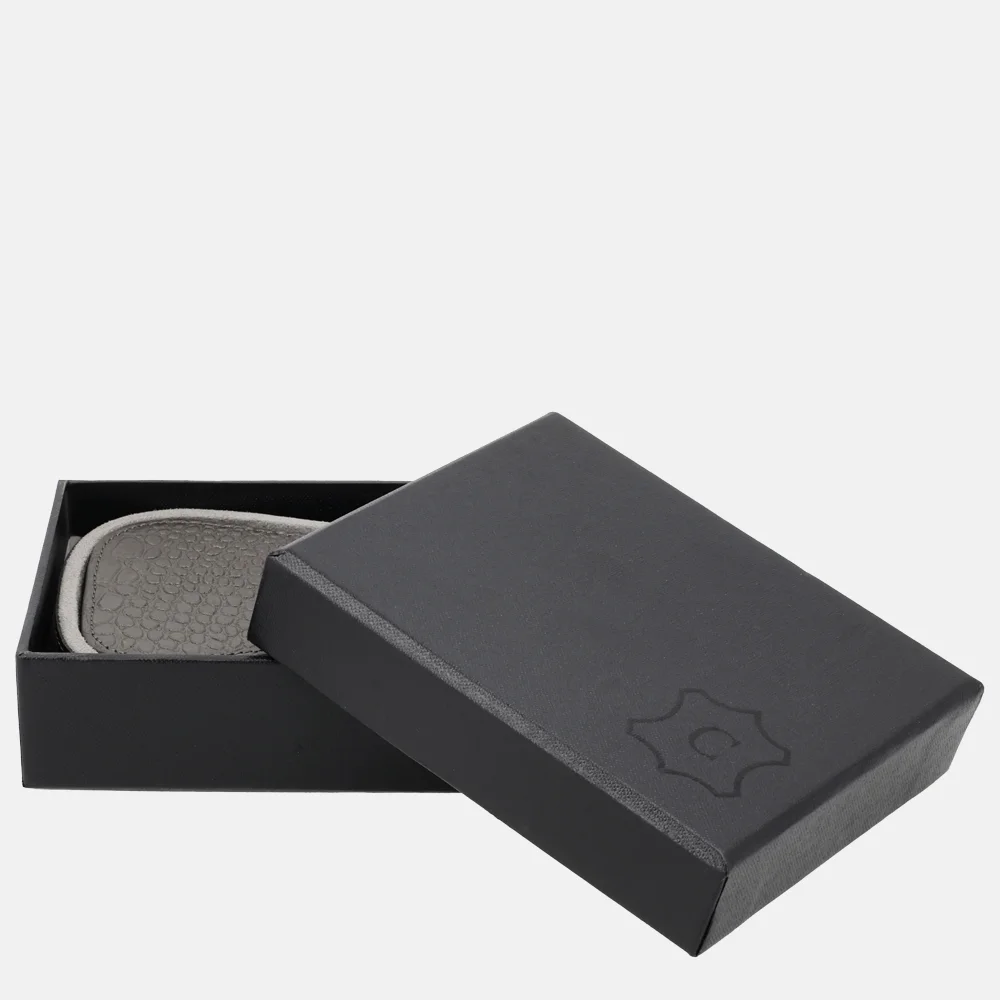 Chamada leren onderzetters croco organisch gun bij Duifhuizen