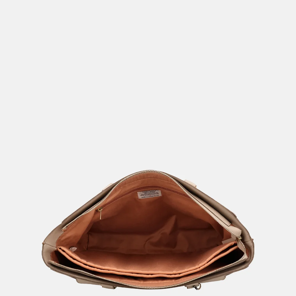 Loulou Essentiels Celine shopper 15.6 inch cashmere bij Duifhuizen