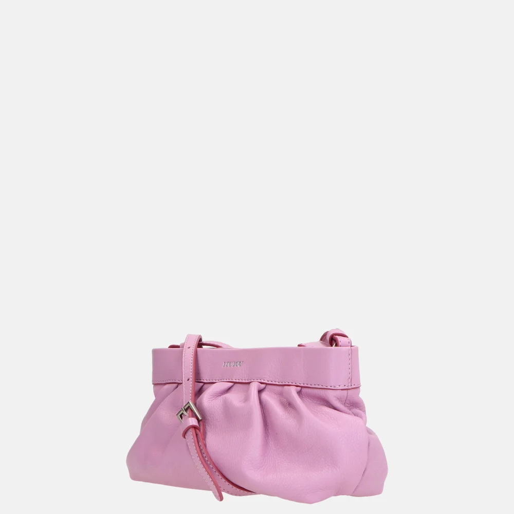 Loulou Essentiels Sophie crossbody tas kobi pink bij Duifhuizen