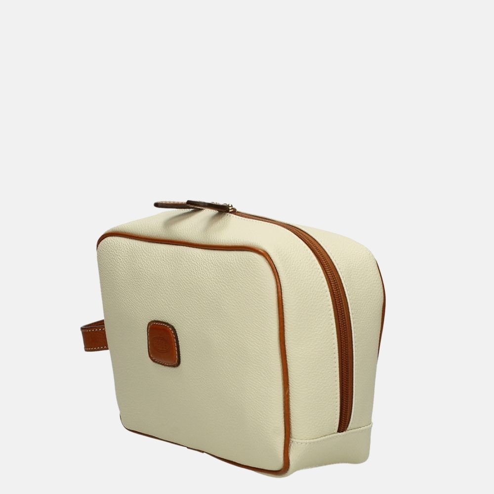 Bric's Firenze Bojola toilettas cream bij Duifhuizen