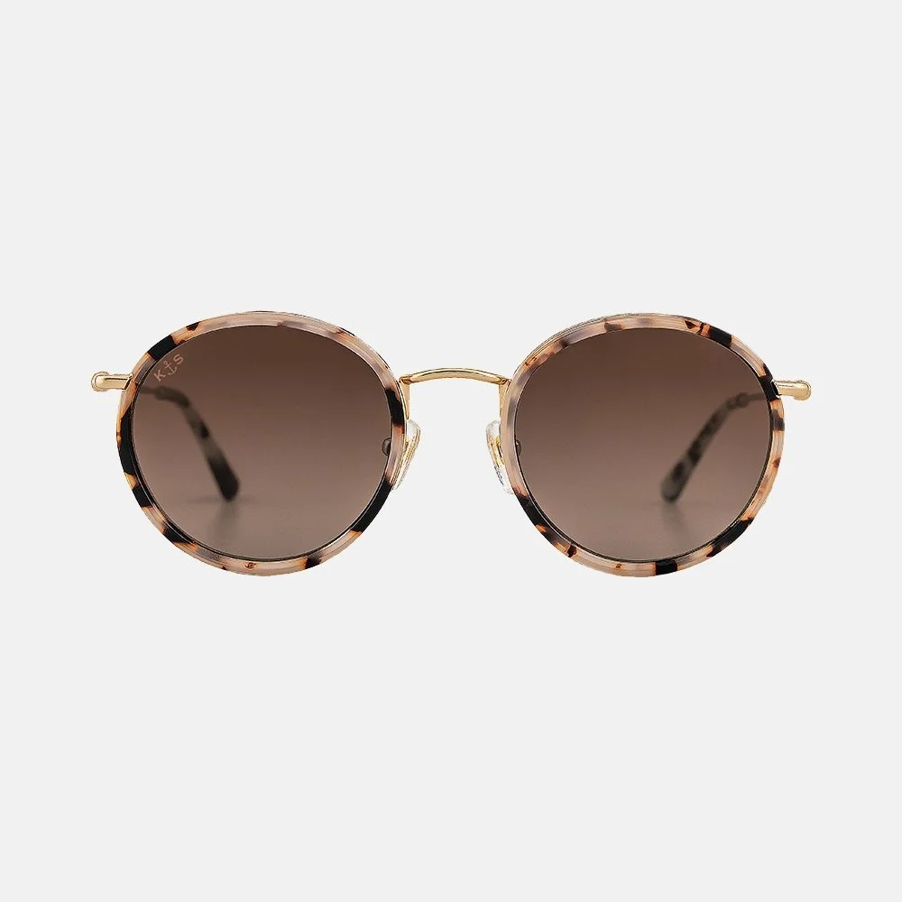 Kapten & Son Amsterdam zonnebril sand tortoise brown