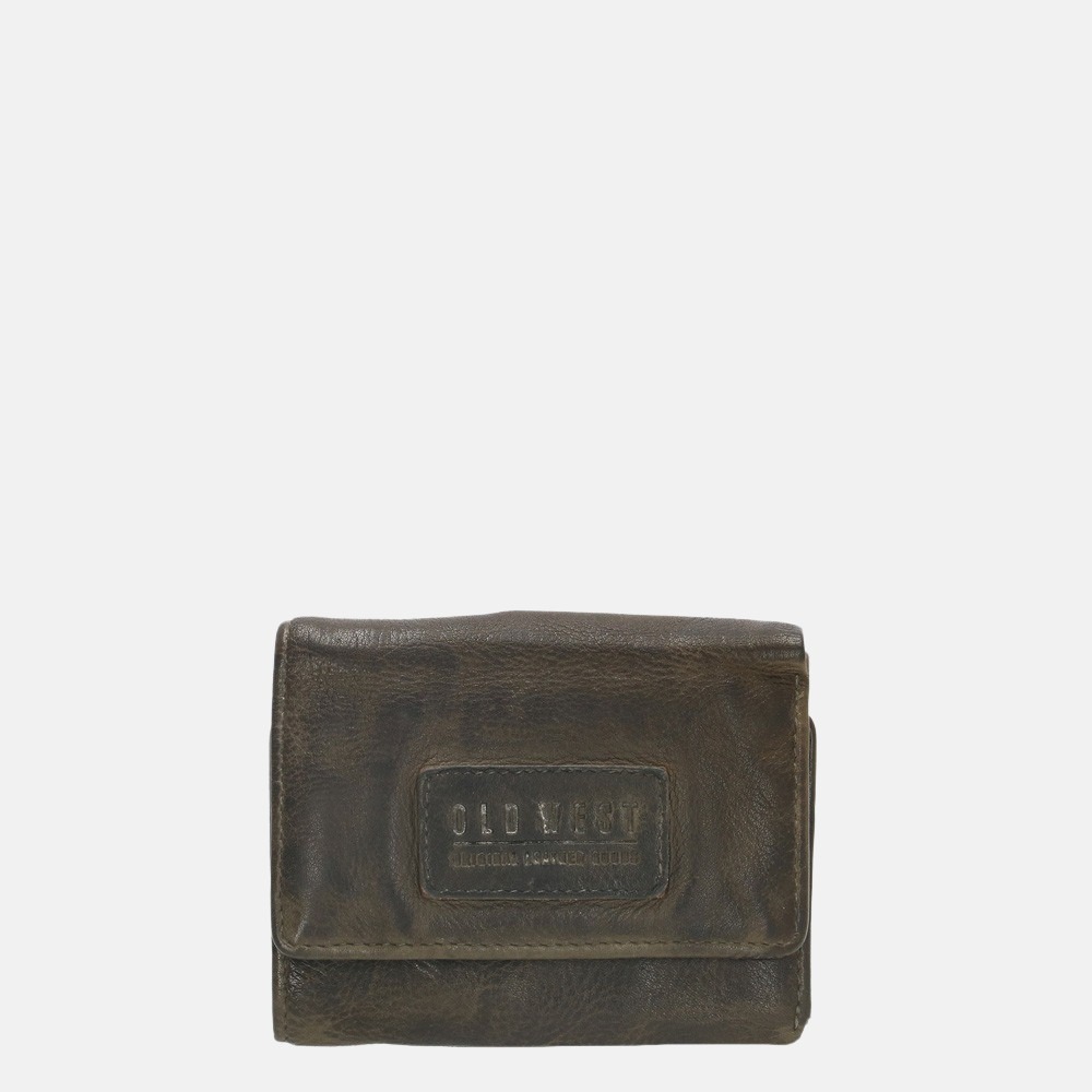 Old West Paint Rock portemonnee S olive bij Duifhuizen