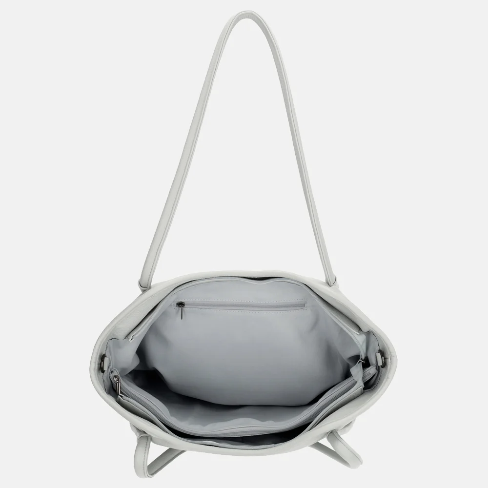 Zebra Trends Sofie shopper met laptopvak 13 inch light blue bij Duifhuizen