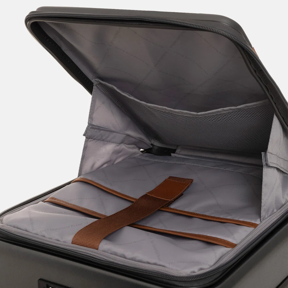 Chesterfield Zuna handbagage koffer urban graphite bij Duifhuizen