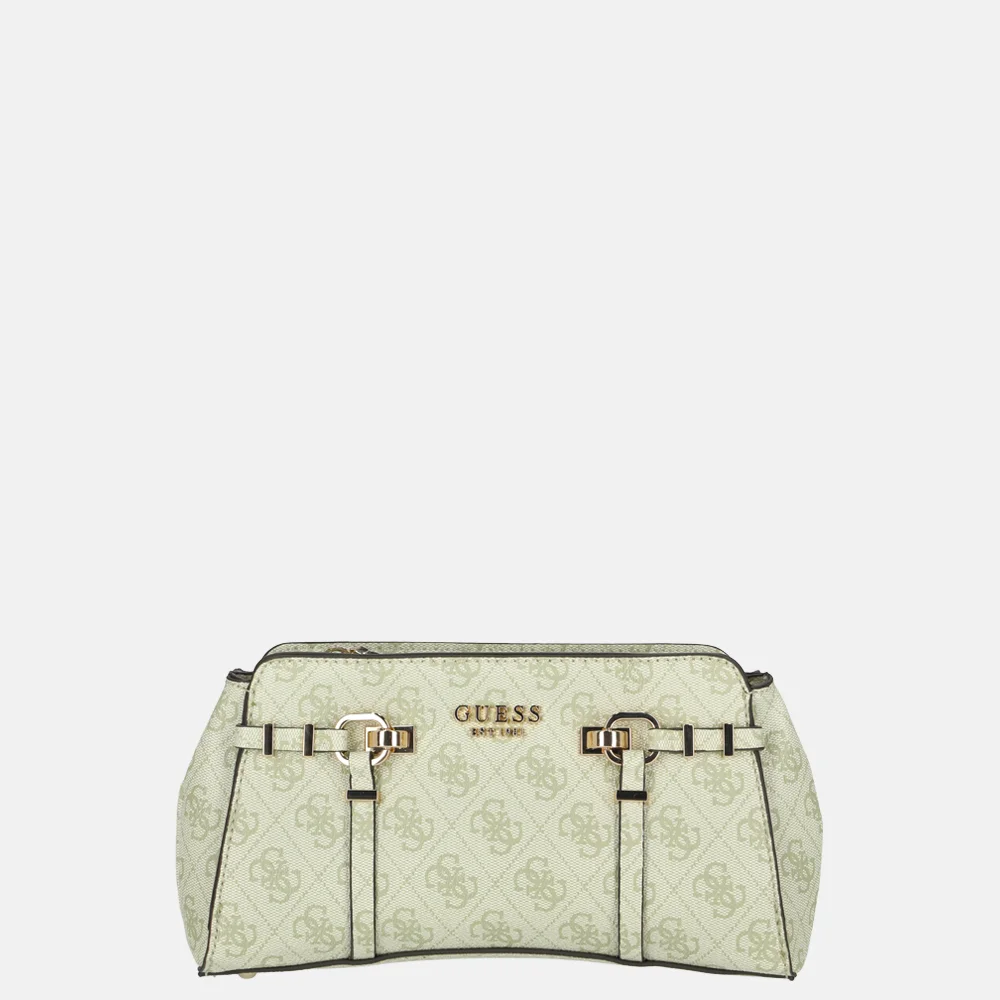 Guess Leona Girlfriend crossbody tas sage logo bij Duifhuizen
