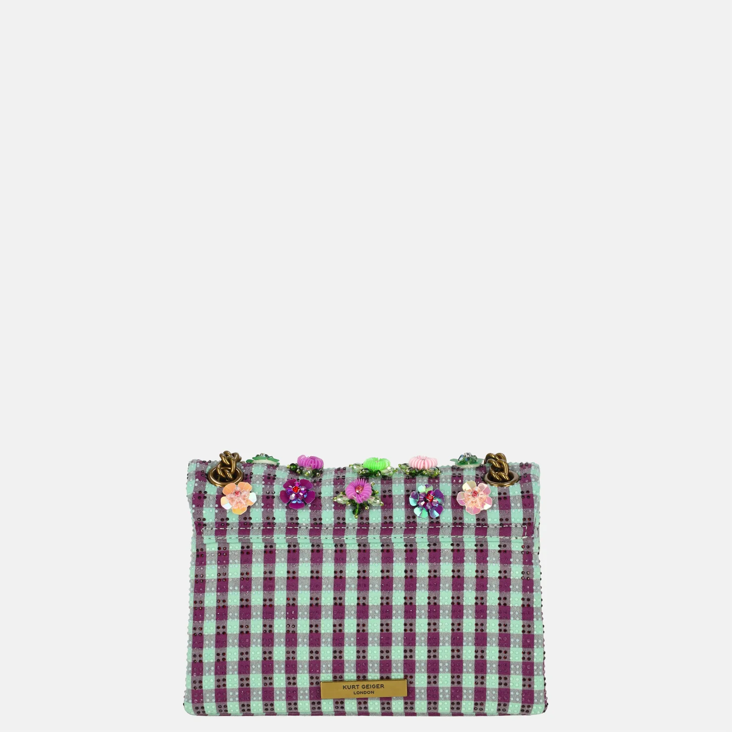 Kurt Geiger Mini Kensington flower schoudertas multi bij Duifhuizen
