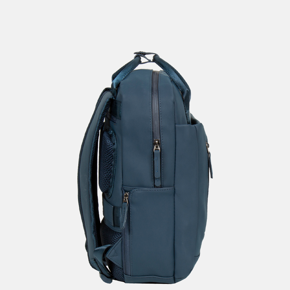 New Rebels Harper rugzak 13.3  inch navy bij Duifhuizen