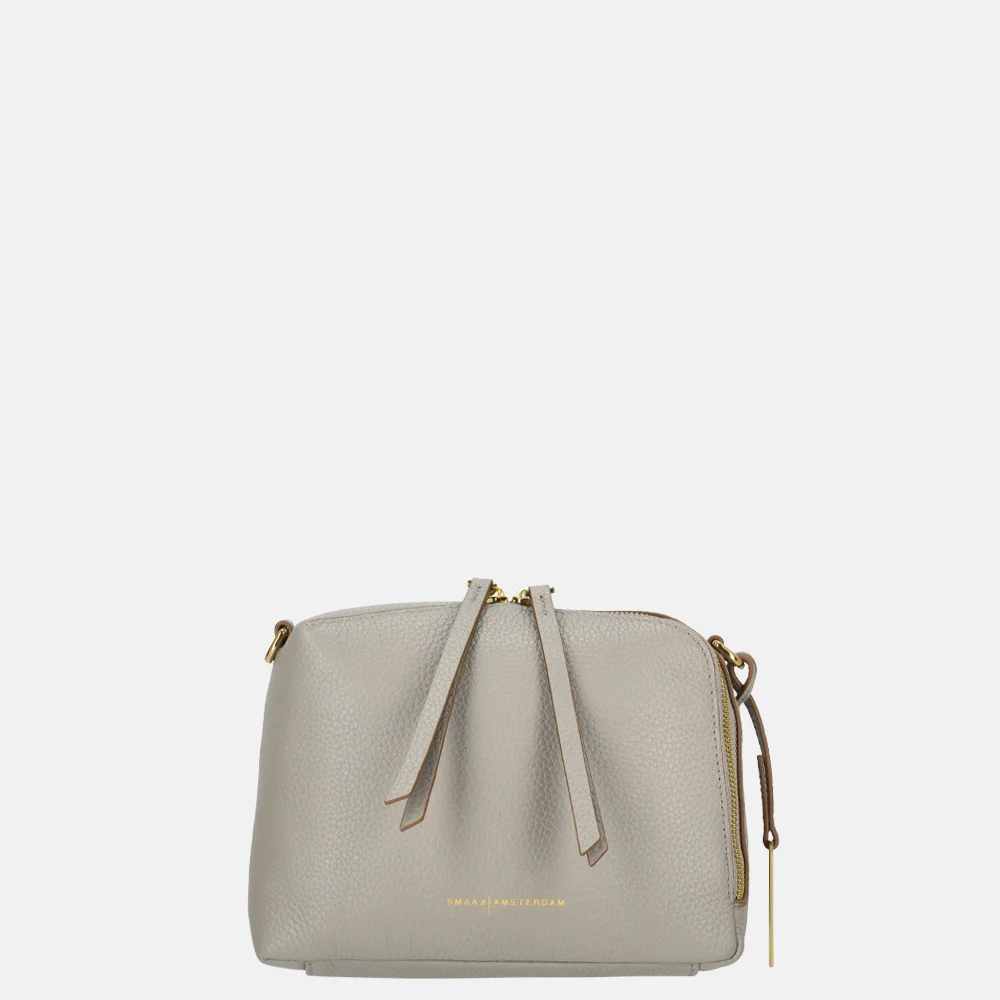 Smaak Amsterdam Blake crossbody tas taupe bij Duifhuizen