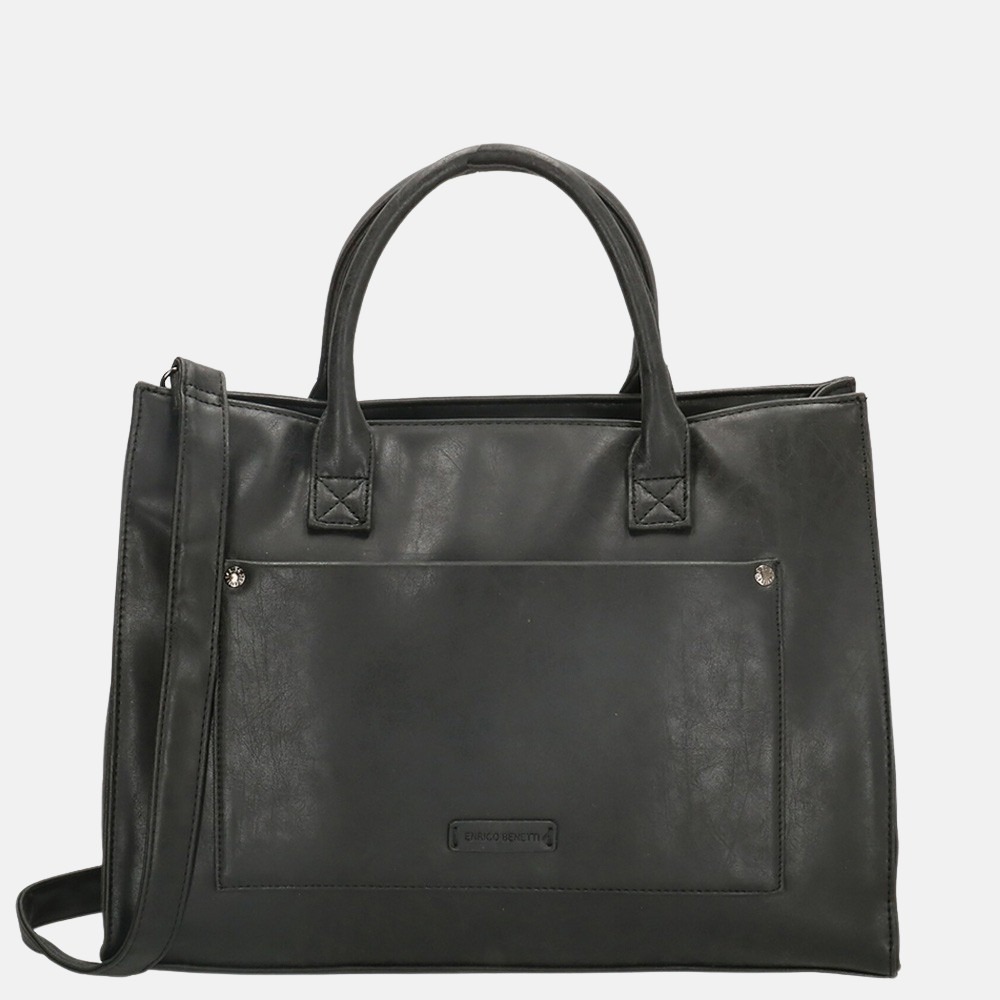 Enrico Benetti Bobbi shopper 14 inch black bij Duifhuizen