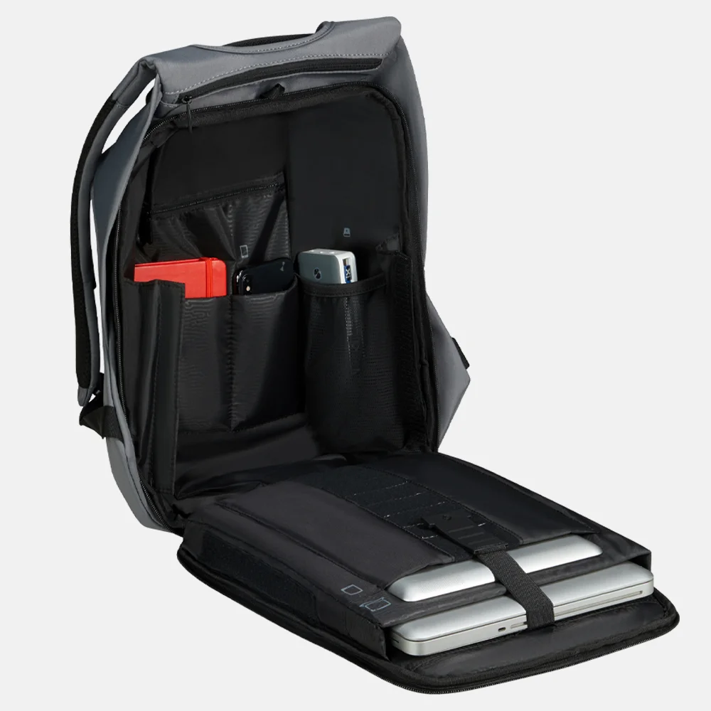 Samsonite Securipack laptoprugzak 14.1 inch grey bij Duifhuizen