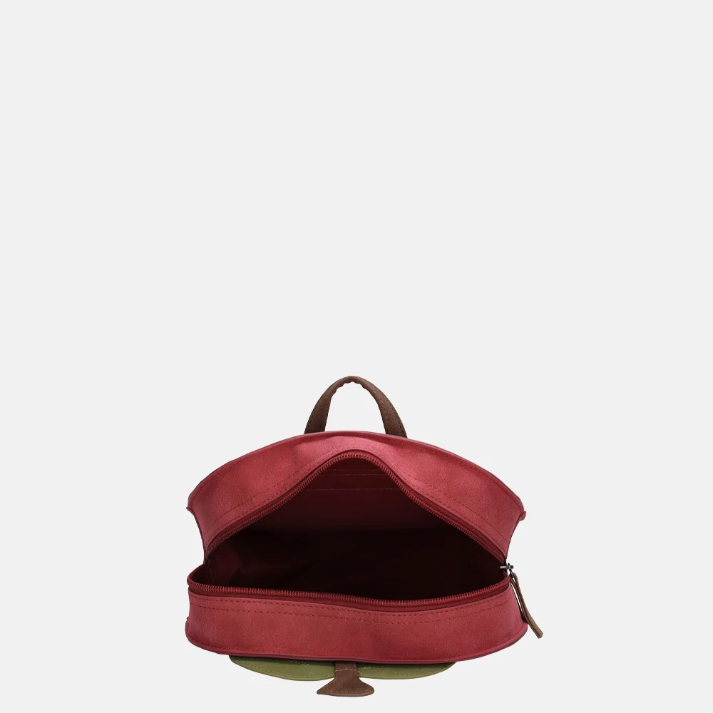 Beagles aardbeien kinderrugzak rood bij Duifhuizen