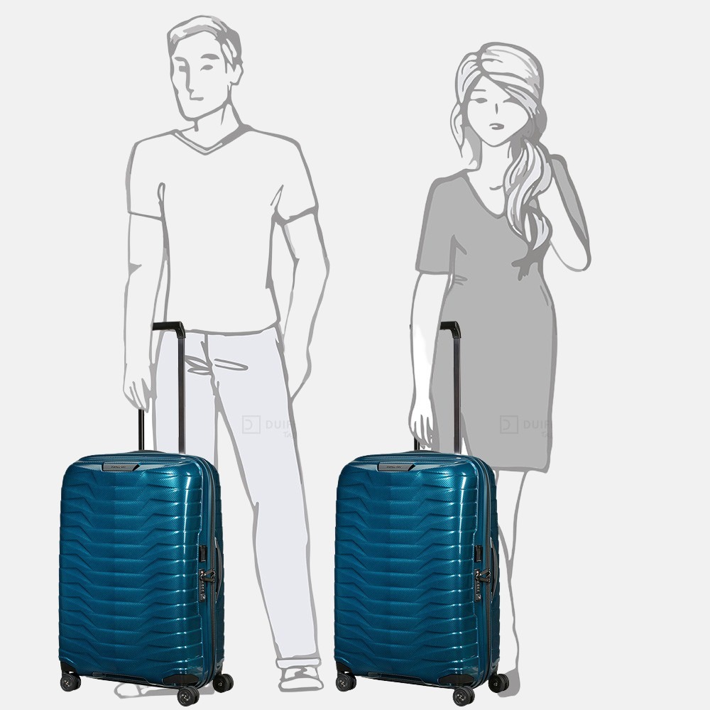 Samsonite Proxis spinner 69 cm petrol blue bij Duifhuizen