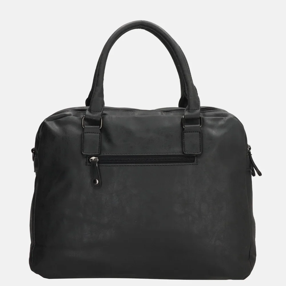 Enrico Benetti Ardèche shopper 13 inch zwart bij Duifhuizen