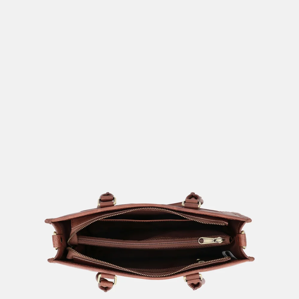 Hide & Stitches Jura handtas M bruin bij Duifhuizen