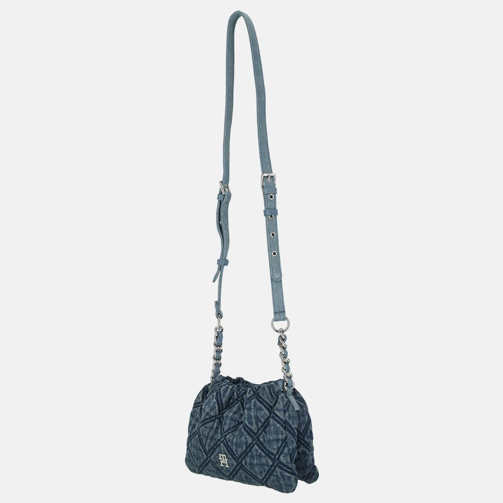 Tommy Hilfiger  Feminine mini crossbody tas denim bij Duifhuizen