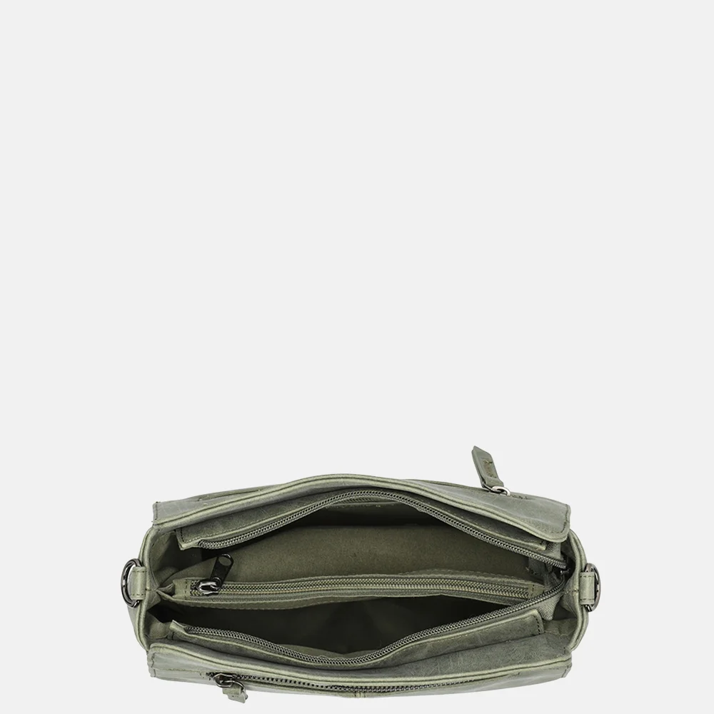 Enrico Benetti Stacey crossbody tas olijfgroen bij Duifhuizen