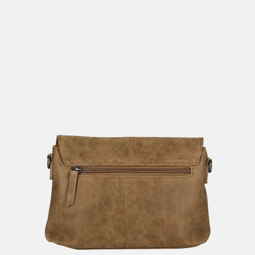 Enrico Benetti Indy crossbody tas camel bij Duifhuizen