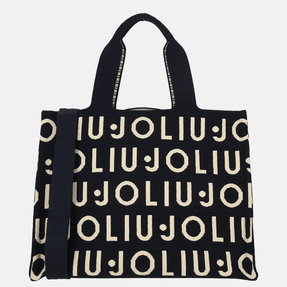 Liu Jo Logo handtas blue sky bij Duifhuizen