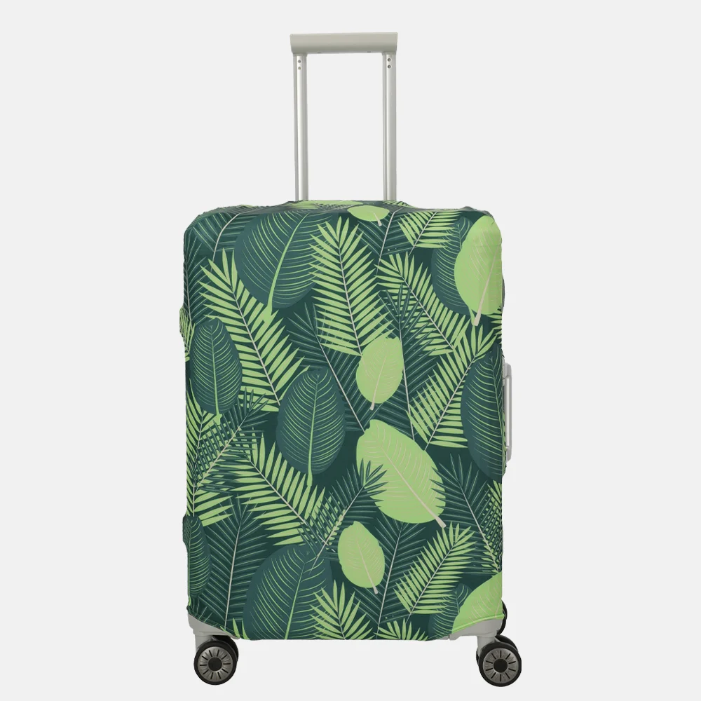 Travelite kofferhoes M dark blue feather bij Duifhuizen