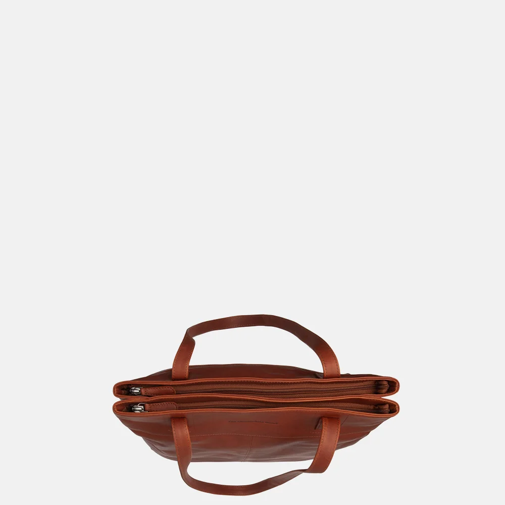 Chesterfield Solvia shopper cognac bij Duifhuizen