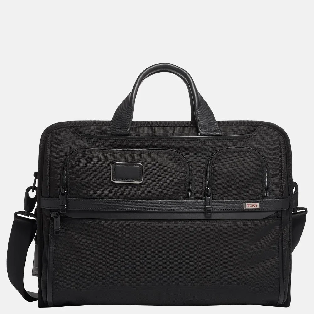 Tumi laptoptas 17 inch L black bij Duifhuizen