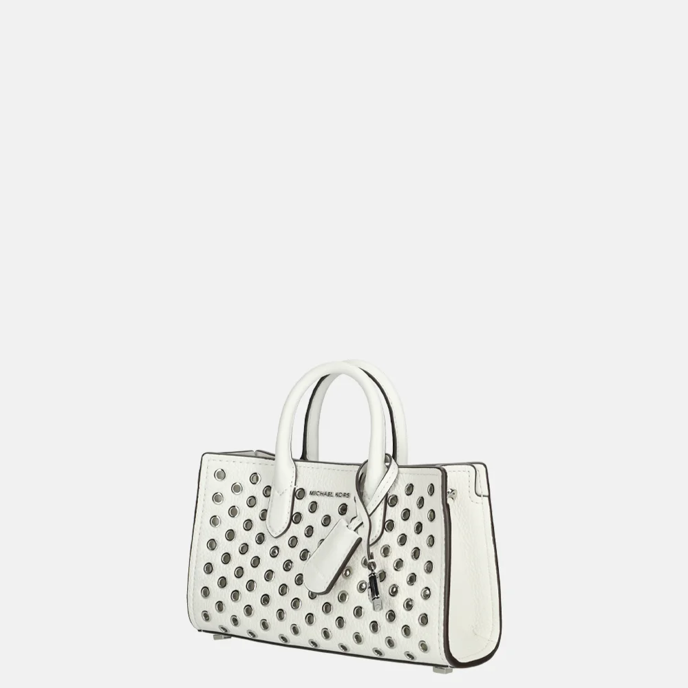 Michael Kors Scarlett crossbody tas XS optic white bij Duifhuizen
