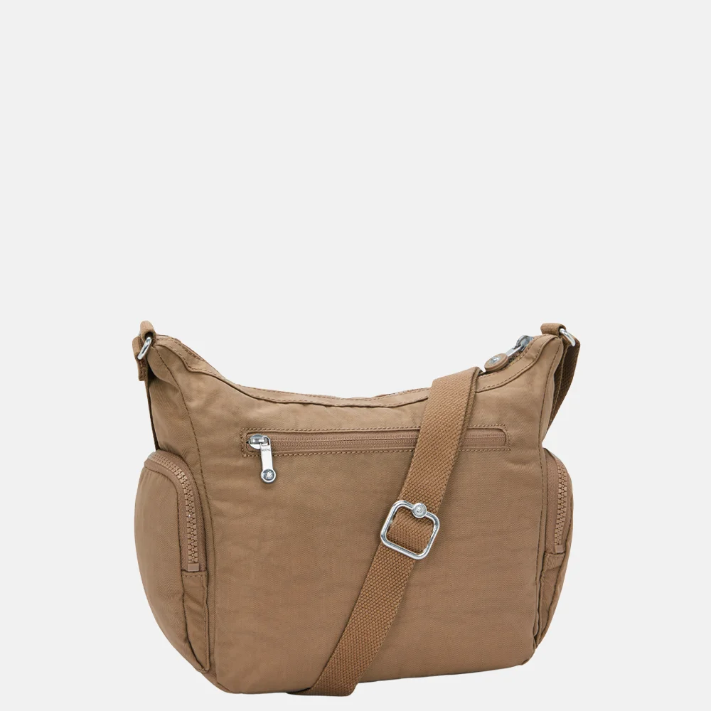Kipling Gabb schoudertas S early tan bij Duifhuizen