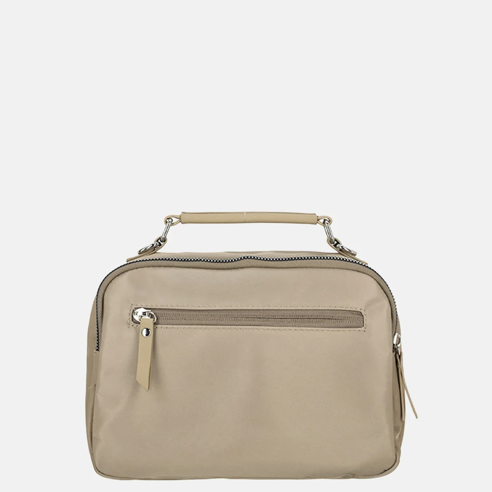 Enrico Benetti Caroline crossbody 3rits taupe bij Duifhuizen