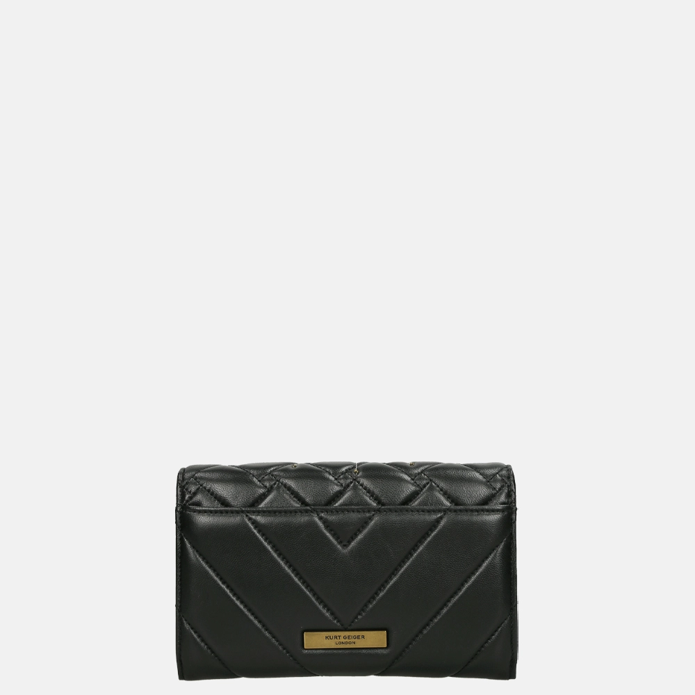 Kurt Geiger Kensington CH Wallet Eye portemonnee black bij Duifhuizen