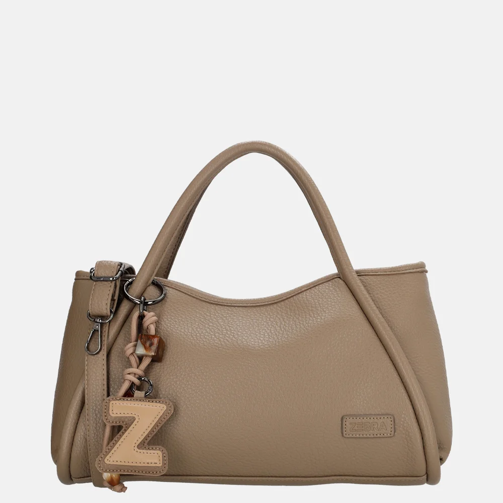 Zebra Trends Sofie handtas M taupe bij Duifhuizen