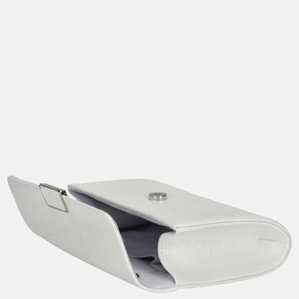 Firenze clutch silver bij Duifhuizen
