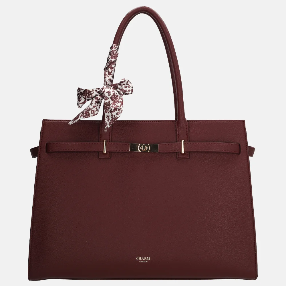 Charm London The Hamptons laptopshopper 15 inch bordeaux bij Duifhuizen