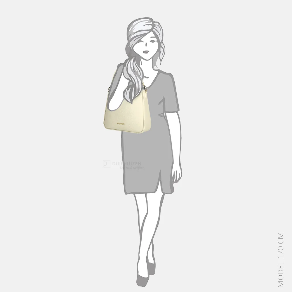 Valentino Bags NEVER hobo buideltas ecru bij Duifhuizen