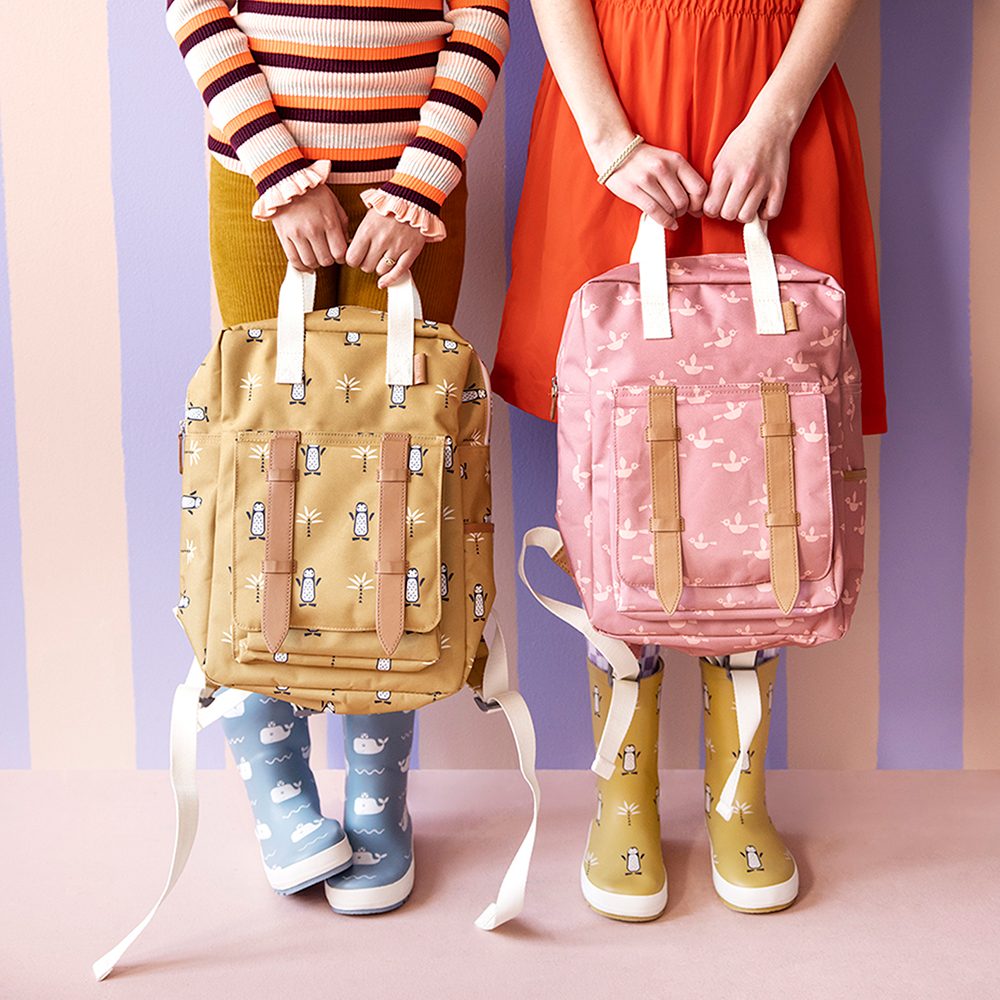 Fresk kinderrugzak birds bij Duifhuizen