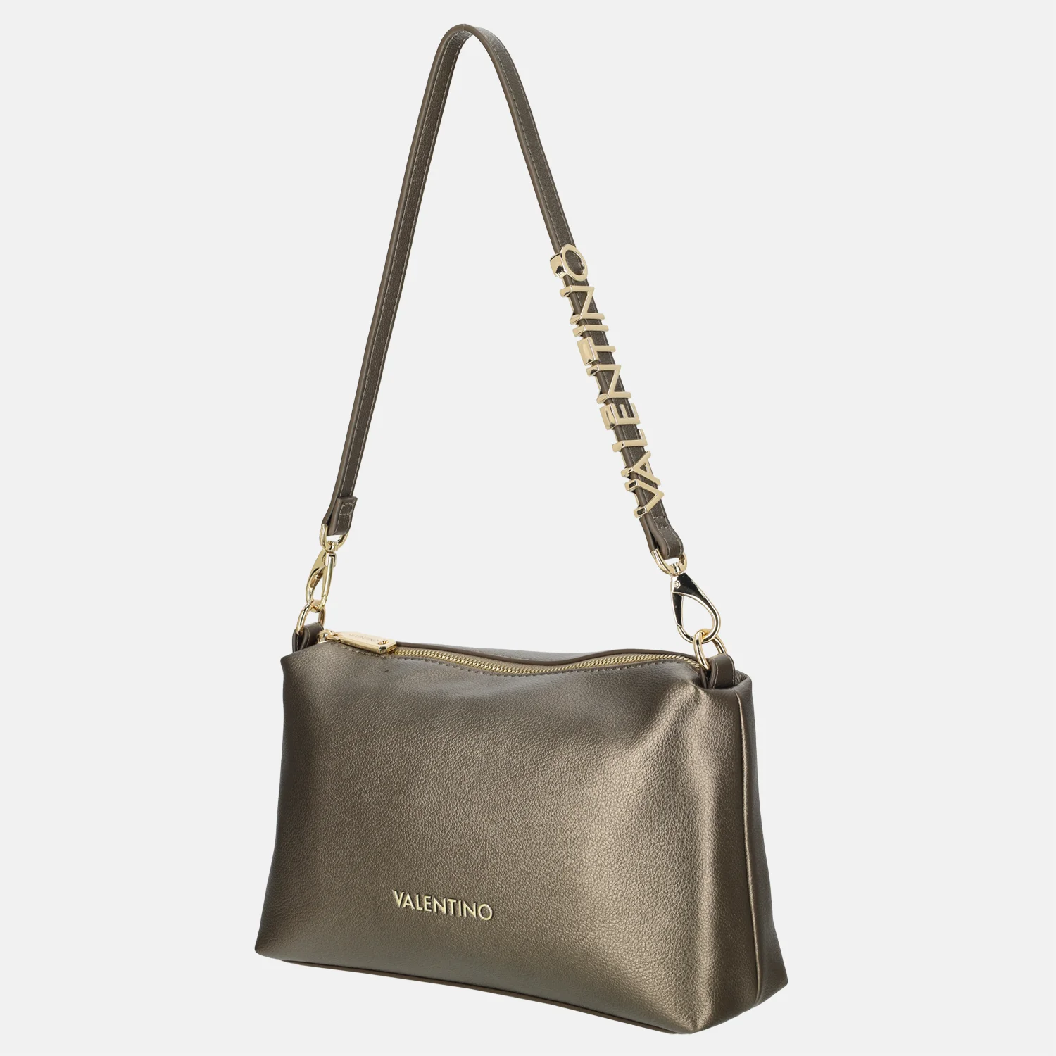Valentino Bags Barn crossbody rits gun metal bij Duifhuizen