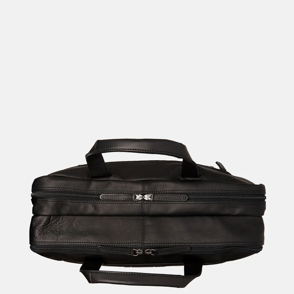 Chesterfield Ryan laptoptas 17 inch black bij Duifhuizen
