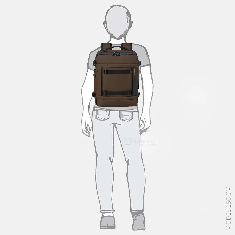 Samsonite Cabin Pack underseater S dark brown bij Duifhuizen