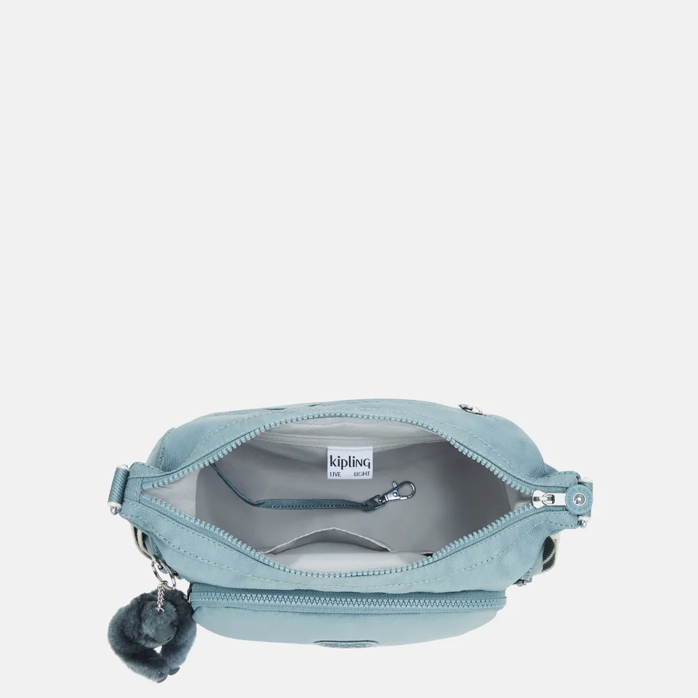 Kipling GABB schoudertas S relaxed grey  bij Duifhuizen
