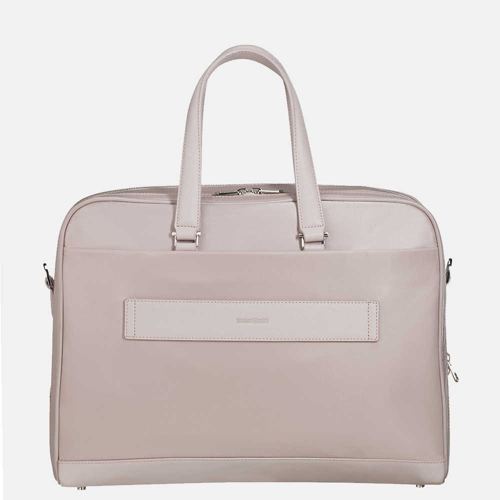 Grote hoeveelheid glans Gedrag Samsonite Zalia 2.0 laptoptas 15 inch stone grey bij Duifhuizen