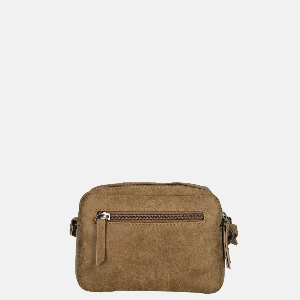 Enrico Benetti Kylie crossbody tas camel bij Duifhuizen
