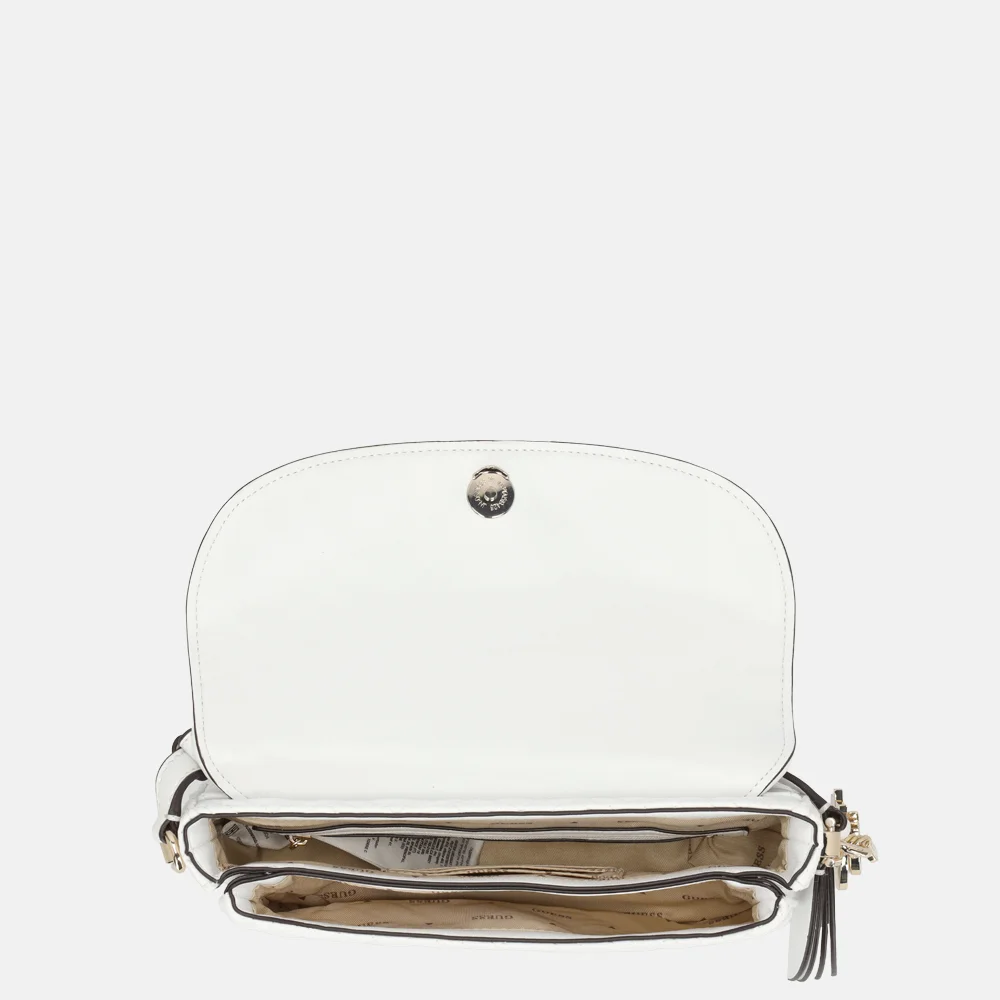 Guess Sally convertible crossbody tas white bij Duifhuizen