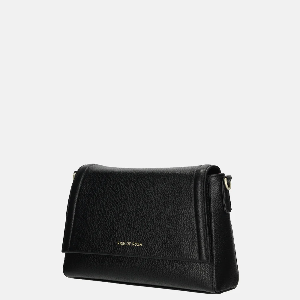 Rise of Rosa overslag crossbody tas zwart bij Duifhuizen