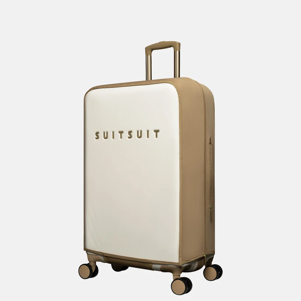 Suitsuit Fusion kofferhoes 66 cm iced coffee bij Duifhuizen