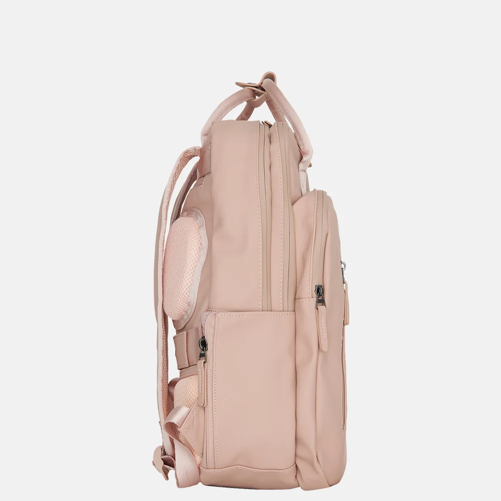 New Rebels William rugzak 15.6 inch old pink bij Duifhuizen